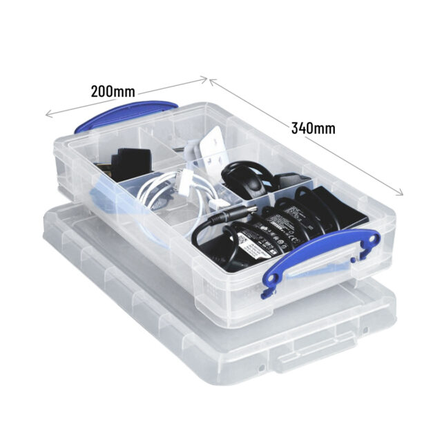 RUB2.5DIV Really Useful Box With Divider Tray