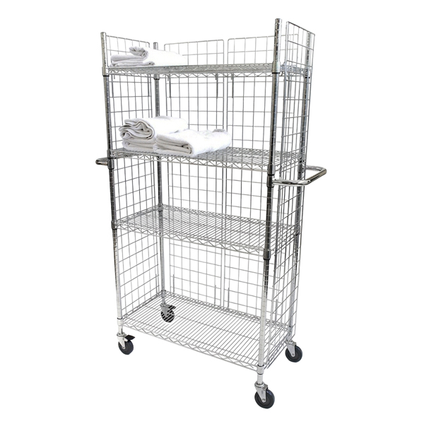 Chrome Wire Linen Trolley