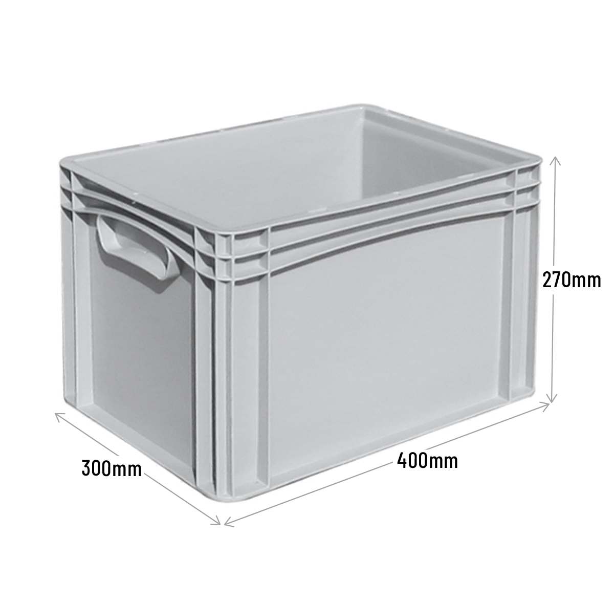 Euro Stacking Container With Hand Grips
