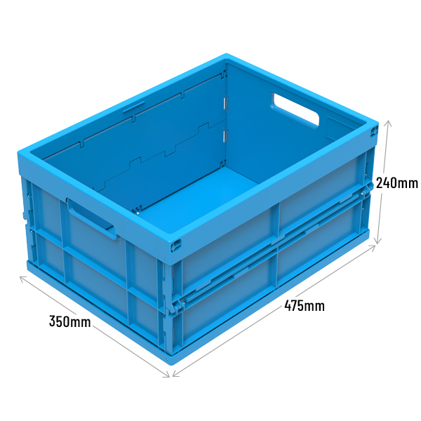 Folding Container in Blue