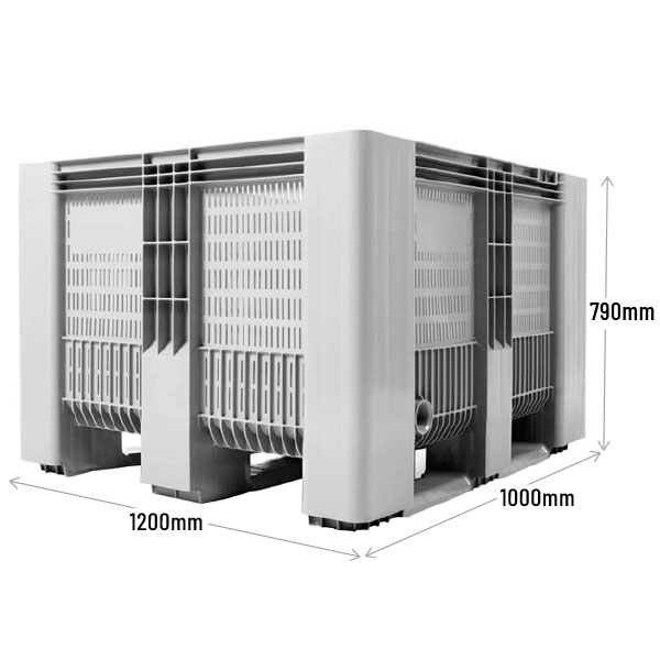 Perforated Vented Plastic Pallet Box