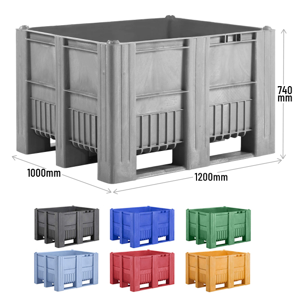 PLASCB3 Pallet Box 610 Litres