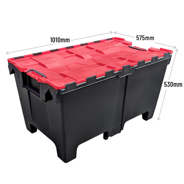 HB1Plastor_Hogbox_storage_crate_attached_lid_dimensions