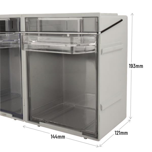 Tilt Bin Dimensions