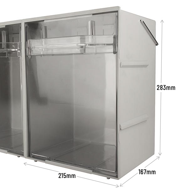 Tilt Bin Dimensions