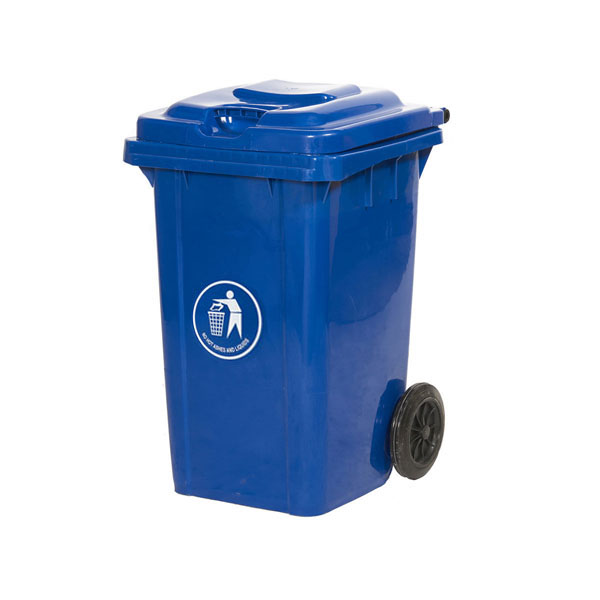 80 Litre Wheeled Bin In Blue