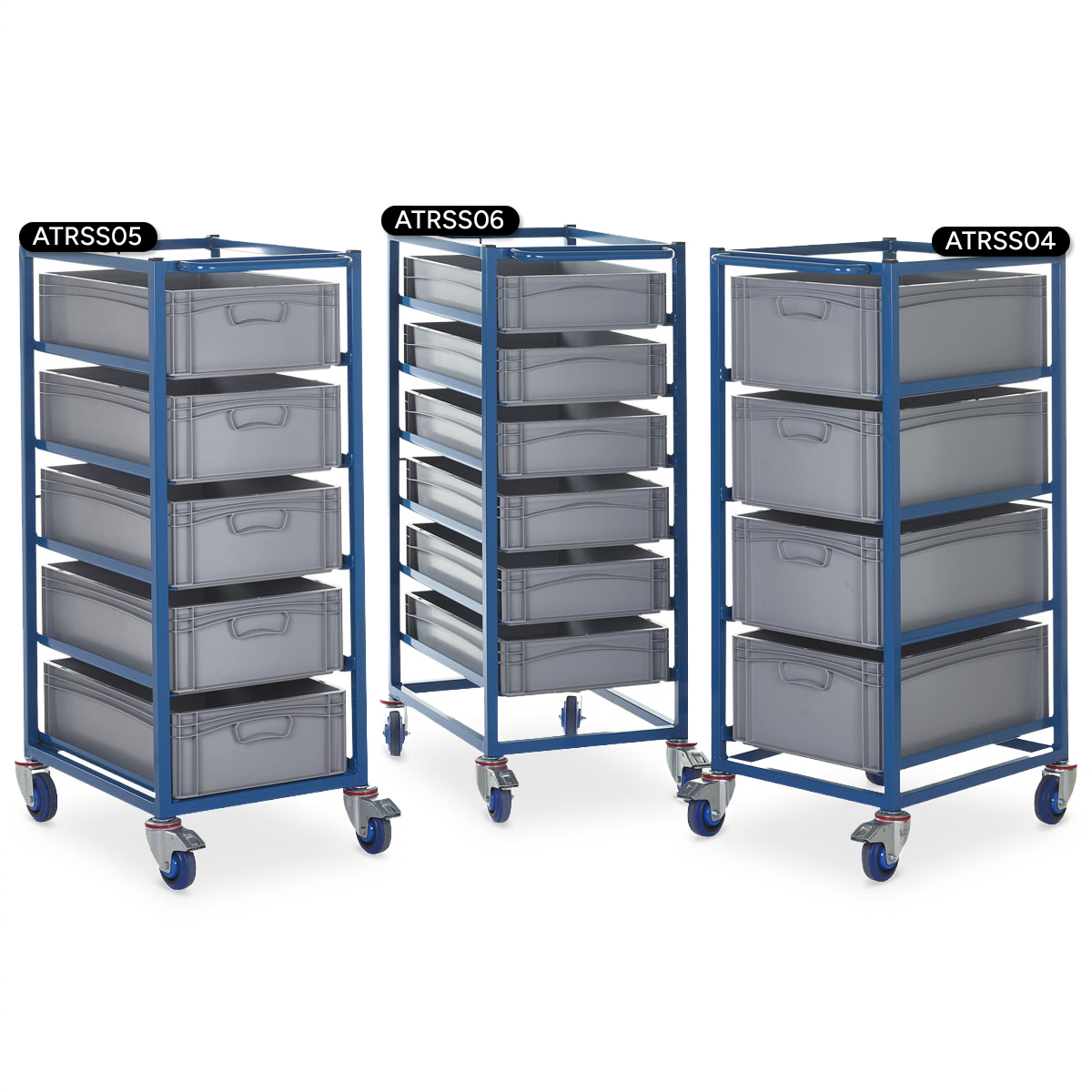 Single Width Mobile Tray Rack Group