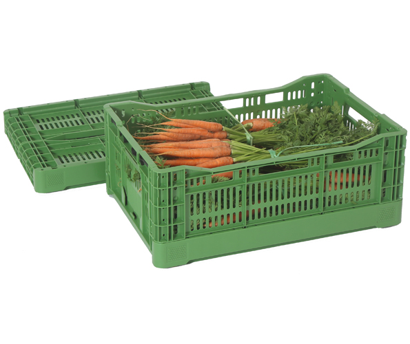 Folding Euro Stacking Containers - Vented