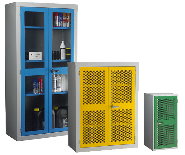 Mesh And Polycarbonate Door Cabinets