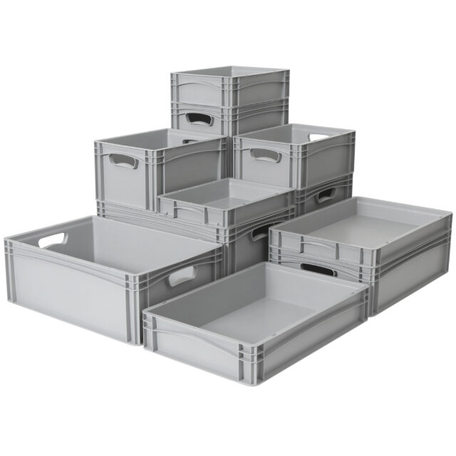 Euro Stacking Containers and Boxes With & Without Lids