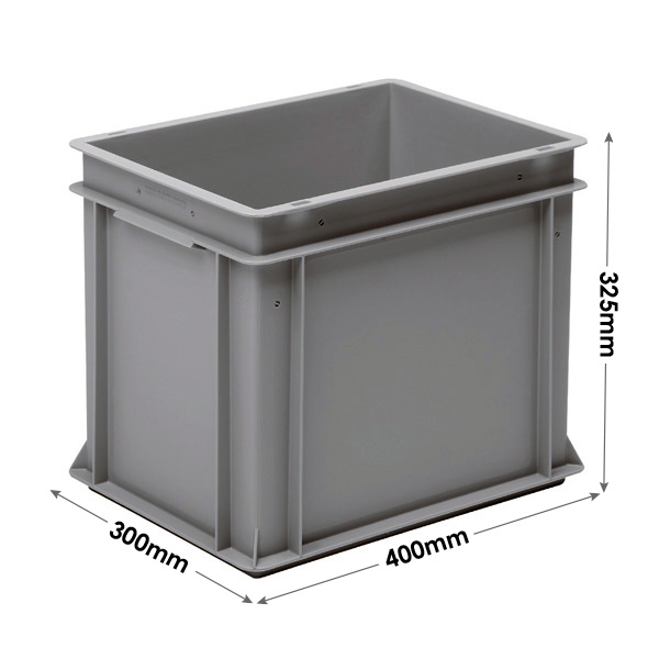 3-205-0 Grey Range Euro Container - 30 litres