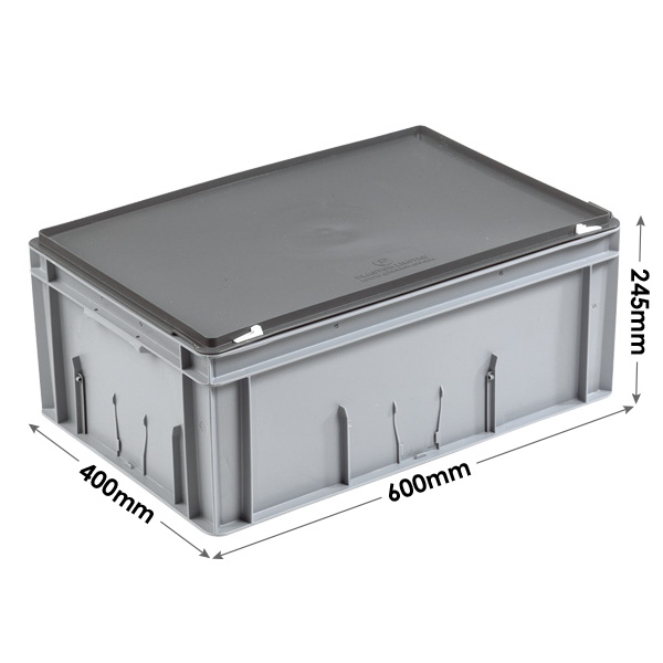44-6424-0-CASE Grey Range Euro Container Case - 45 Litres