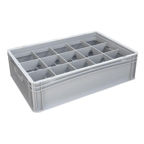 Basicline Euro Container With 15 Compartments