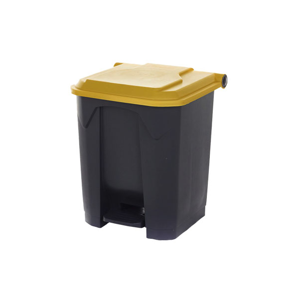 30 Litre Bin With Yellow Lid