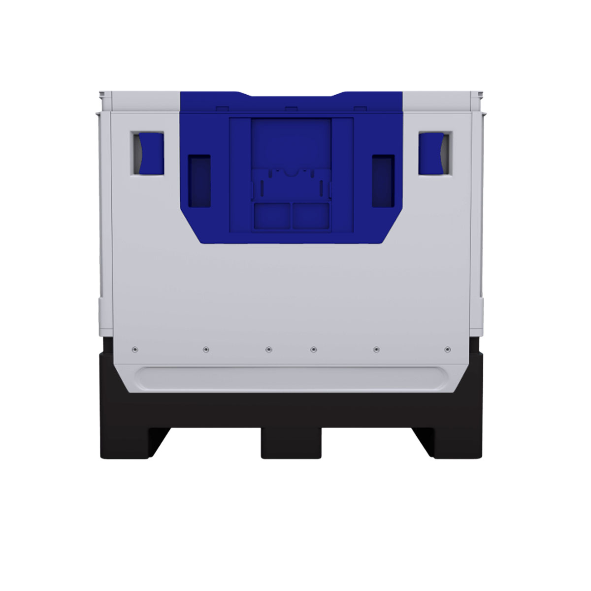 Collapsible Plastic Pallet Box Side View