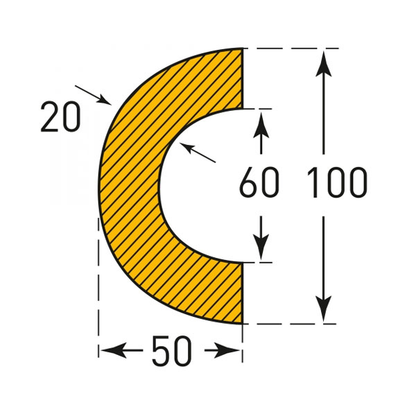 Pipe Protection 60mm Inside Diameter