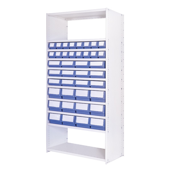 Delta Plus Shelving Bay A with Shelf Trays