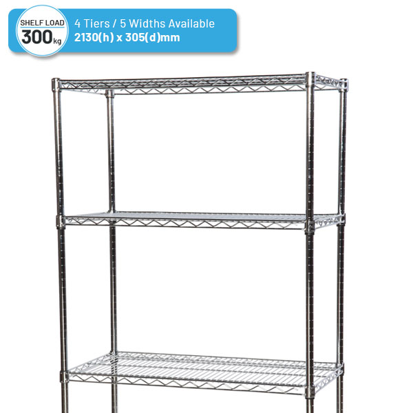 Eclipse Chrome Wire Shelving