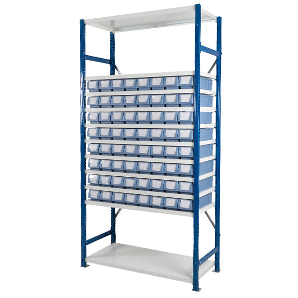 Expo 4 Shelving Bay B with Shelf Trays