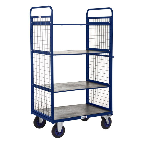 Distribution Trolley With 2 Sides And Shelves Tall