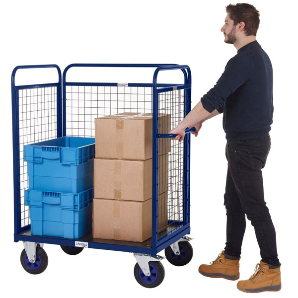 Distribution Trolley In Use