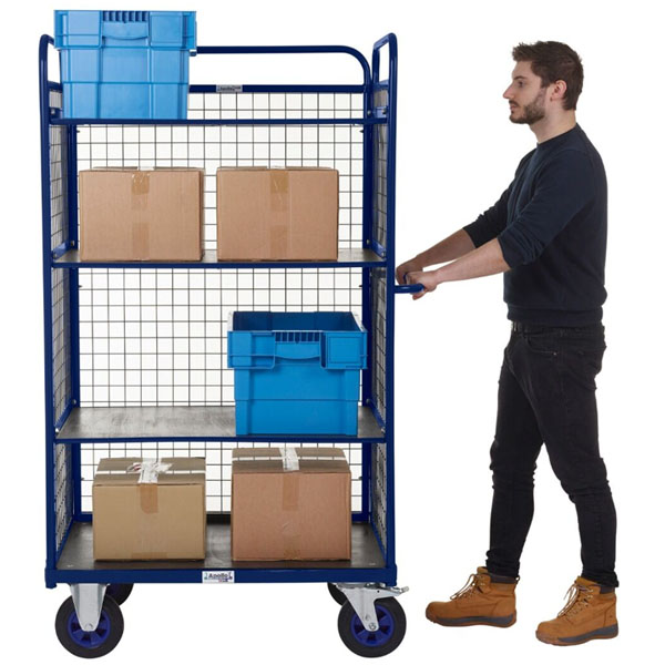 Distribution Trolley In Use