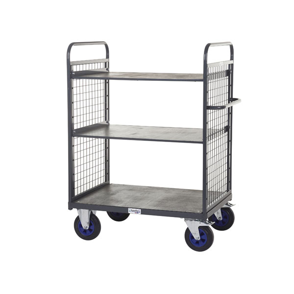 Distribution Trolley With 2 Sides And Shelves