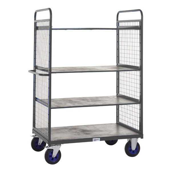 Distribution Trolley With 2 Sides And Shelves