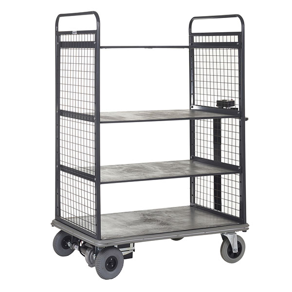 Powered Distribution Trolley With 2 Sides In Grey