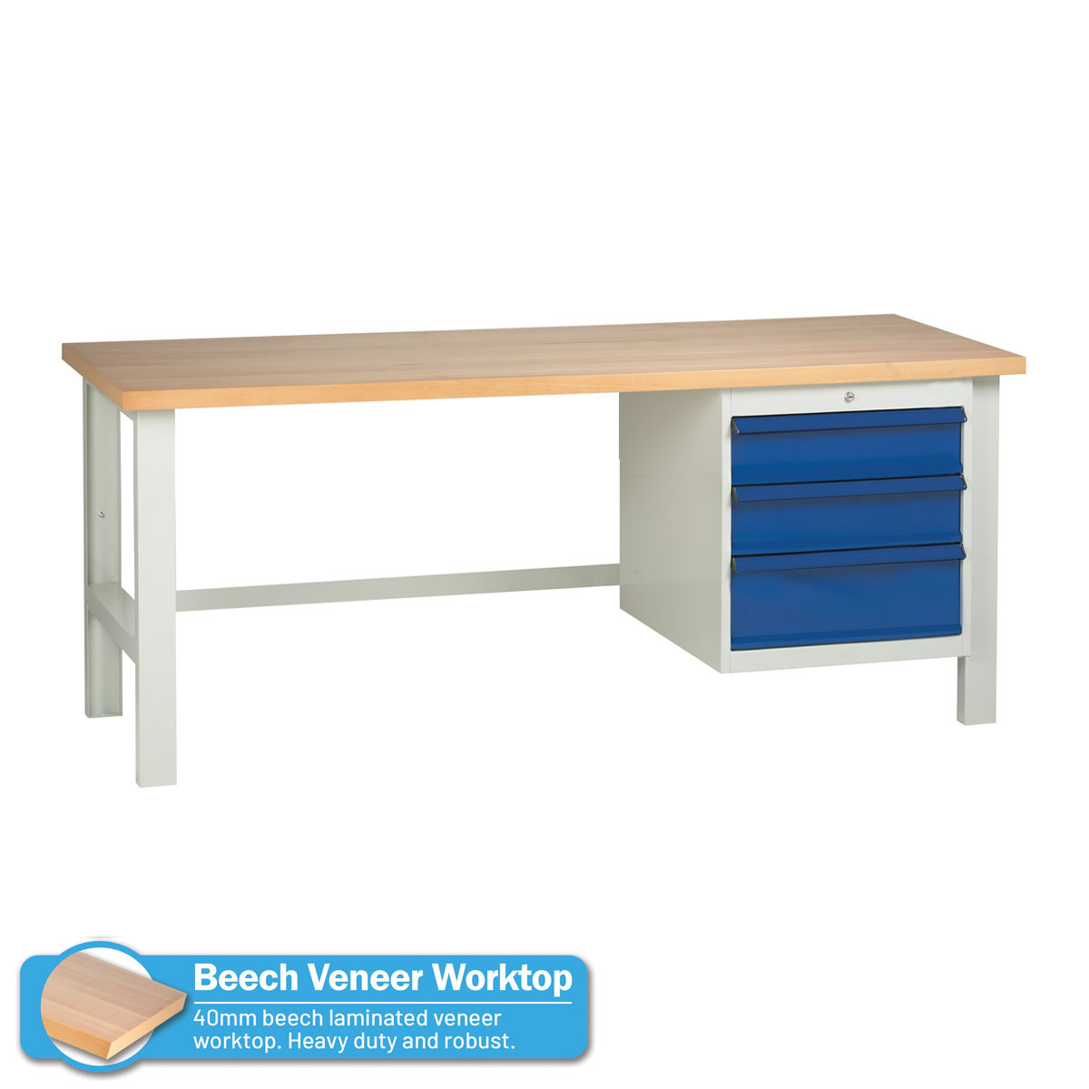 Heavy Duty Workbench With Drawers