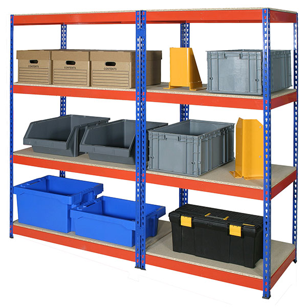 Blue and Orange Racking