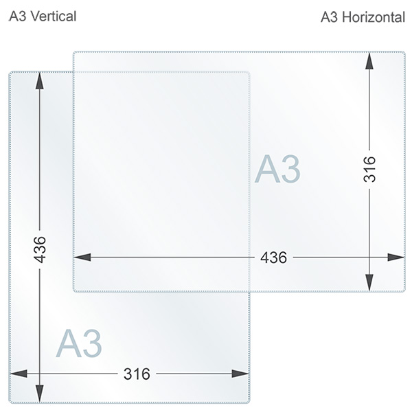 A3 Dimensions