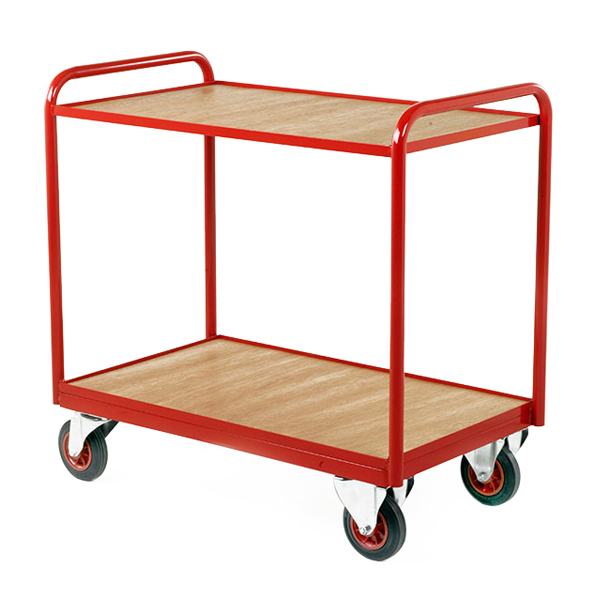 Industrial Tray Trolley in Red