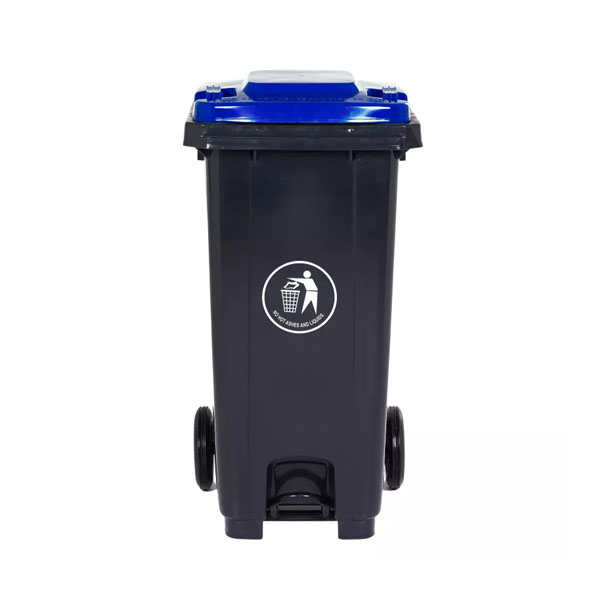 120 Litre Wheeled Bin in Blue
