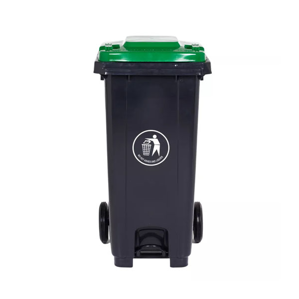 120 Litre Wheeled Bin in Green