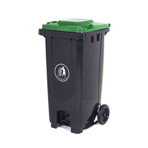 120 Litre Wheeled Bin in Green