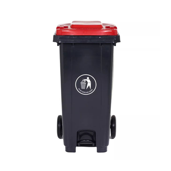 120 Litre Wheeled Bin Front View