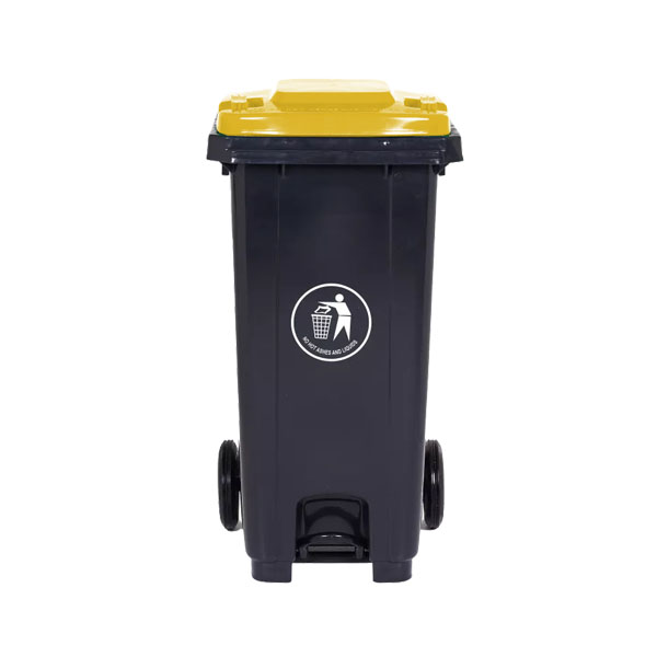 120 Litre Wheeled Bin Front View