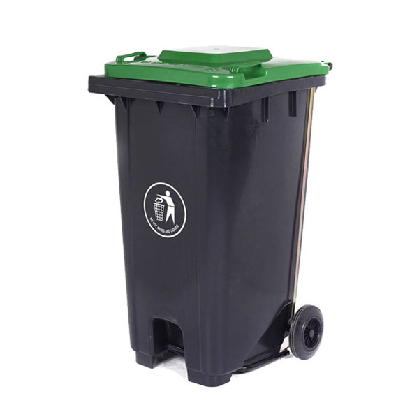 240 Litre Wheeled Bin With Green Lid
