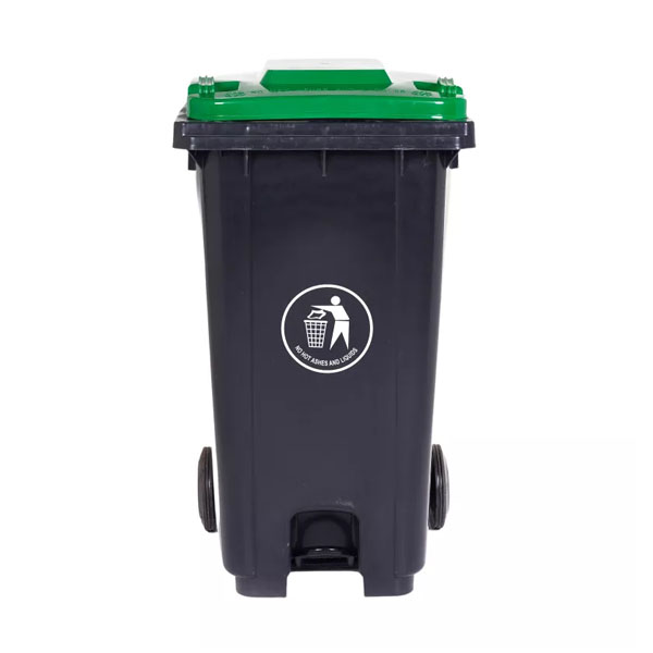240 Litre Wheeled Bin Front View