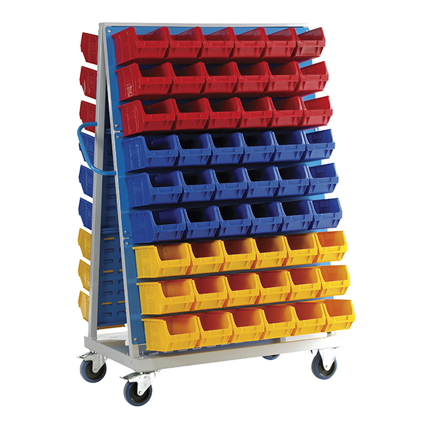 Louvre Panel Trolley With Containers