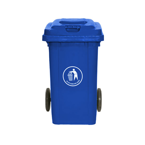 80 Litre Wheeled Bins In Blue