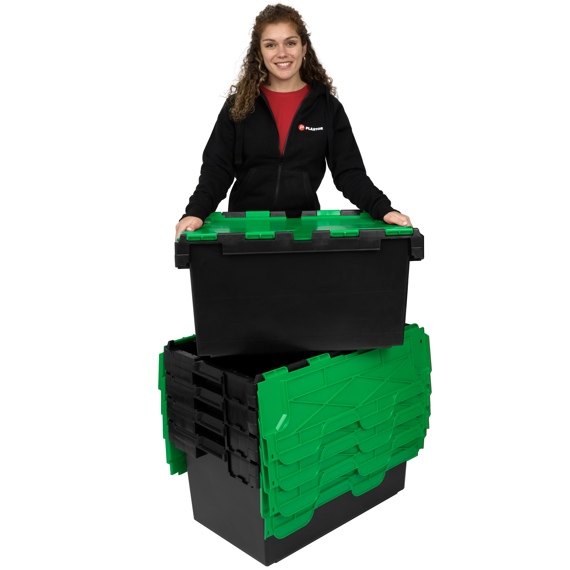 Large_80_Litre_Lidded_Storage_Crates_Tote_Boxes_x5_Black_Green