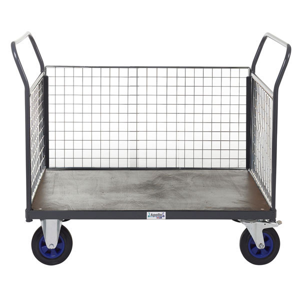 3 Sided Platform Truck Side View