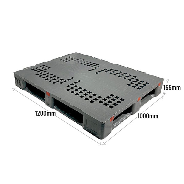 Heavy Duty Plastic Pallet 1200mm x 1000mm Dimensions