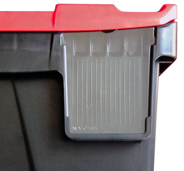 Clear Label Holder For 24 Litre Plastic Hinged Lid Crates