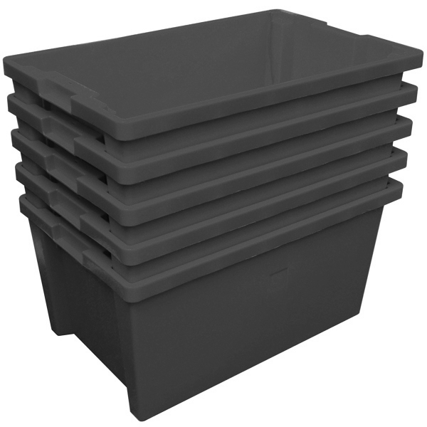 PLASSN73_73_litre_Black_Stack_Nest_180_Container_Nested_B