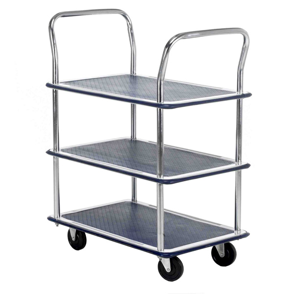 Lightweight 3 Shelf Trolley