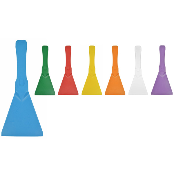 Large hand scraper in White, Yellow, Green, Blue, Red, Orange and Purple
