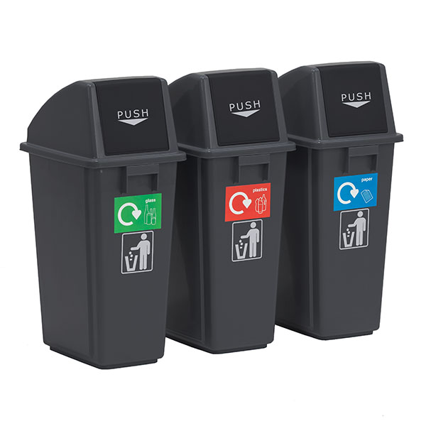 Set of 3 Recycling Bins